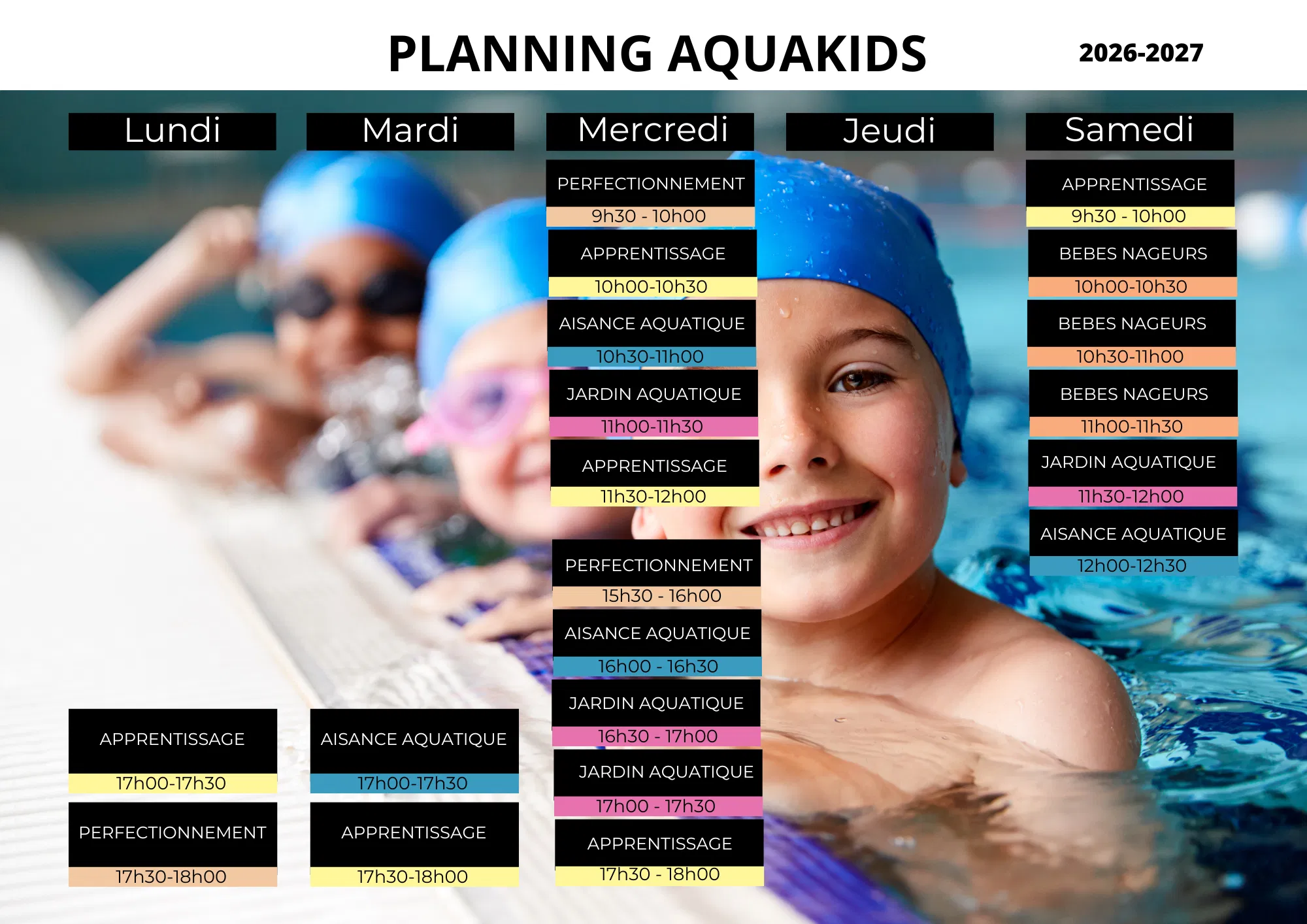 Planning Aquakids So Pep's Mios
